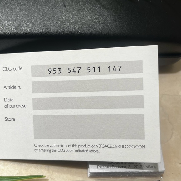 Versace never worn Medusa logo shield mirror sunglasses - unisex, grey/gold - Picture 12 of 16